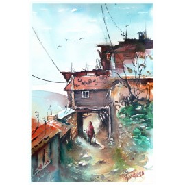 Karadenizde Köy 36x55
